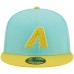 Men's Arizona Diamondbacks New Era Turquoise/Yellow Spring Color Pack Two-Tone 59FIFTY Fitted Hat