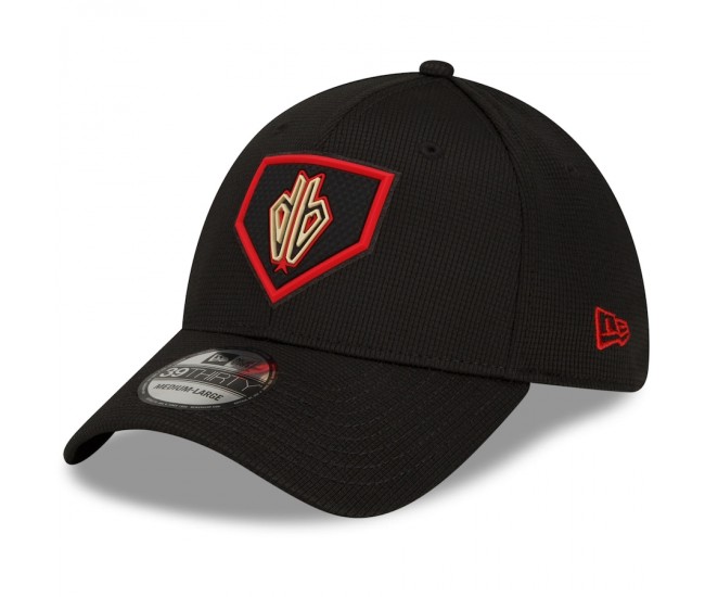 Men's Arizona Diamondbacks New Era Black 2022 Clubhouse Alternate Logo 39THIRTY Flex Hat