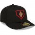 Men's Arizona Diamondbacks New Era Black 2022 Clubhouse Alternate Logo Low Profile 59FIFTY Fitted Hat