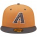 Men's Arizona Diamondbacks New Era Brown/Charcoal Two-Tone Color Pack 59FIFTY Fitted Hat