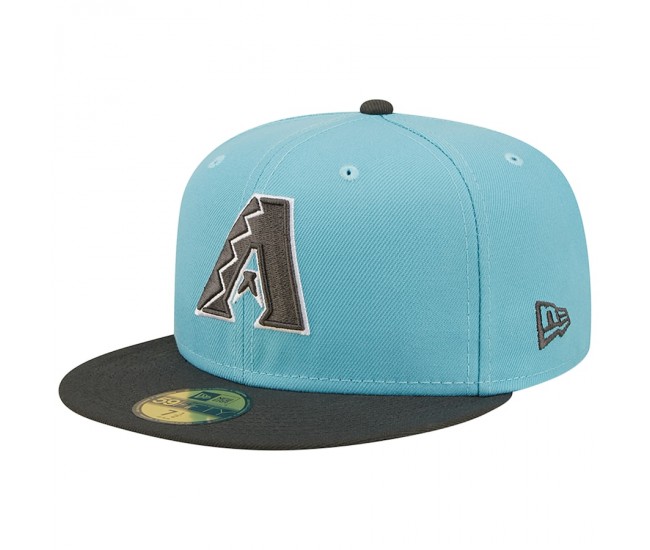 Men's Arizona Diamondbacks New Era Light Blue/Charcoal Two-Tone Color Pack 59FIFTY Fitted Hat