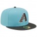 Men's Arizona Diamondbacks New Era Light Blue/Charcoal Two-Tone Color Pack 59FIFTY Fitted Hat