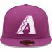 Men's Arizona Diamondbacks New Era Grape Logo 59FIFTY Fitted Hat