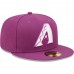 Men's Arizona Diamondbacks New Era Grape Logo 59FIFTY Fitted Hat