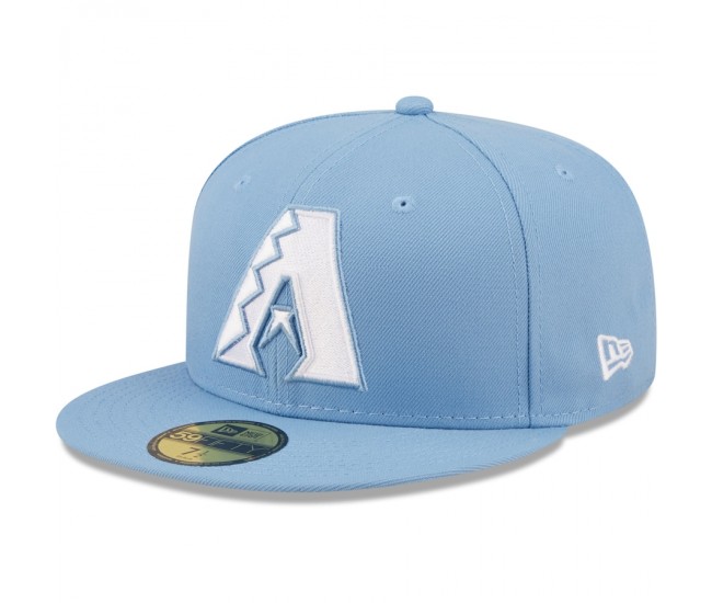 Men's Arizona Diamondbacks New Era Sky Blue Logo White 59FIFTY Fitted Hat