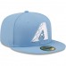 Men's Arizona Diamondbacks New Era Sky Blue Logo White 59FIFTY Fitted Hat