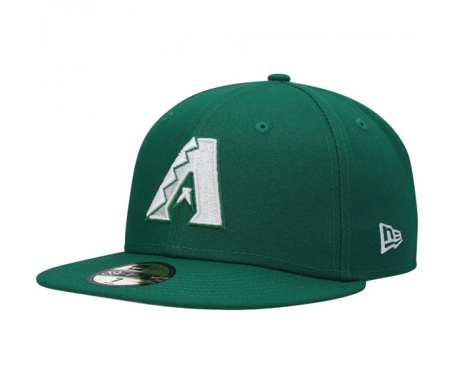 Men's Arizona Diamondbacks New Era Kelly Green Logo 59FIFTY Fitted Hat