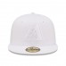 Men's Arizona Diamondbacks New Era White on White 59FIFTY Fitted Hat