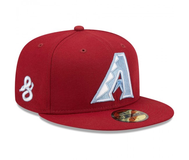 Men's Arizona Diamondbacks New Era Cardinal 30th Anniversary Air Force Blue Undervisor 59FIFTY Fitted Hat