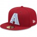 Men's Arizona Diamondbacks New Era Cardinal 30th Anniversary Air Force Blue Undervisor 59FIFTY Fitted Hat