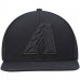 Men's Arizona Diamondbacks Pro Standard Black Triple Black Wool Snapback Hat