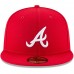 Atlanta Braves Men's New Era Red Fashion Color Basic 59FIFTY Fitted Hat