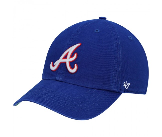 Men's Atlanta Braves '47 Royal Cooperstown Collection Franchise Logo Fitted Hat