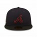 Atlanta Braves Men's New Era Navy Team AKA 59FIFTY Fitted Hat