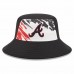 Atlanta Braves Men's New Era Navy 2022 4th of July Bucket Hat