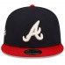 Men's Atlanta Braves New Era Navy 2022 Gold Program 59FIFTY Fitted Hat