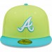 Atlanta Braves Men's New Era Green 2000 MLB All-Star Game Cyber Vice 59FIFTY Fitted Hat