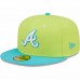 Atlanta Braves Men's New Era Green 2000 MLB All-Star Game Cyber Vice 59FIFTY Fitted Hat