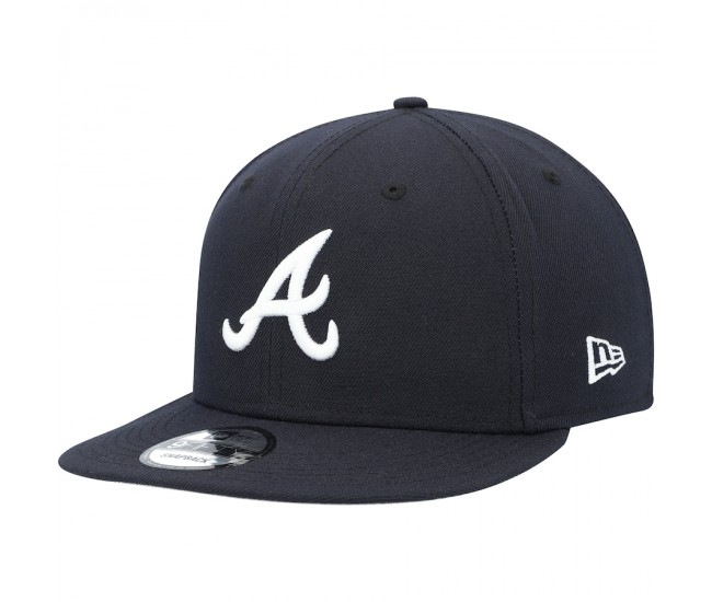 Atlanta Braves Men's New Era Navy Primary Logo 9FIFTY Snapback Hat