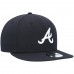 Atlanta Braves Men's New Era Navy Primary Logo 9FIFTY Snapback Hat