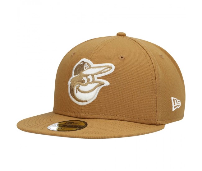 Baltimore Orioles Men's New Era Tan Wheat 59FIFTY Fitted Hat