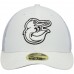 Baltimore Orioles Men's New Era White 2022 Batting Practice Low Profile 59FIFTY Fitted Hat