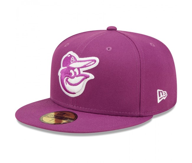 Baltimore Orioles Men's New Era Grape Logo 59FIFTY Fitted Hat