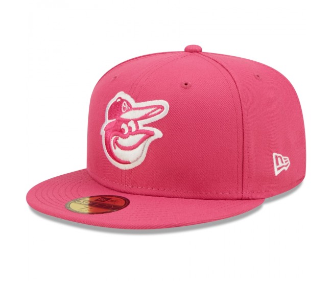 Men's Baltimore Orioles New Era Beetroot Logo 59FIFTY Fitted Hat