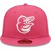 Men's Baltimore Orioles New Era Beetroot Logo 59FIFTY Fitted Hat