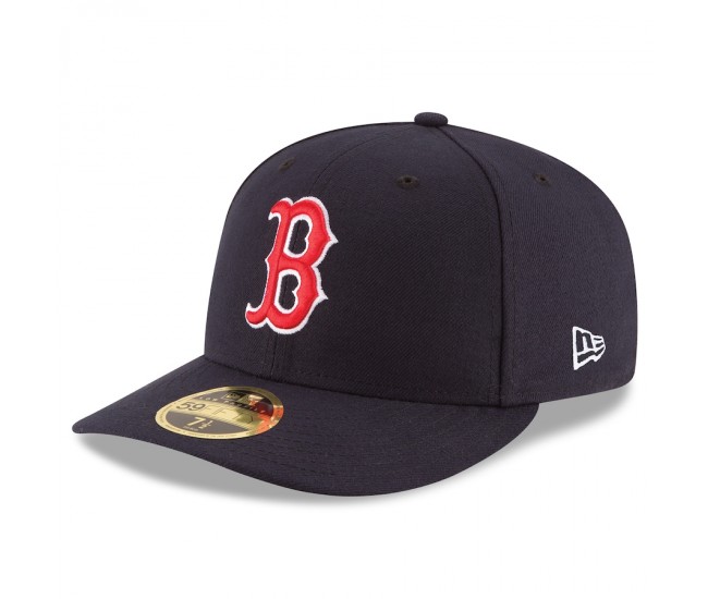 Boston Red Sox Men's New Era Navy Authentic Collection On Field Low Profile Game 59FIFTY Fitted Hat