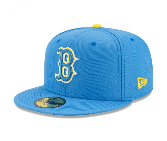 Boston Red Sox Men's New Era Light Blue 2021 City Connect 59FIFTY Fitted Hat