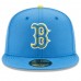 Boston Red Sox Men's New Era Light Blue 2021 City Connect 59FIFTY Fitted Hat