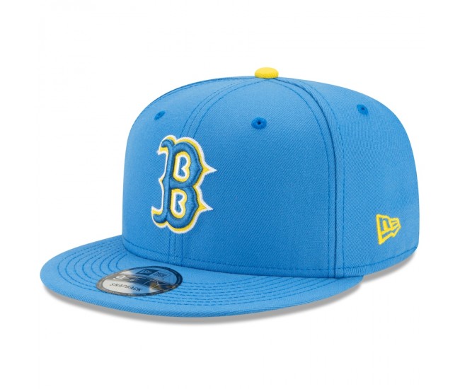 Boston Red Sox Men's New Era Light Blue 2021 City Connect 9FIFTY Snapback Adjustable Hat