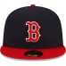 Boston Red Sox Men's New Era Navy/Red Eric Emanuel 59FIFTY Fitted Hat