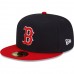 Boston Red Sox Men's New Era Navy/Red Eric Emanuel 59FIFTY Fitted Hat