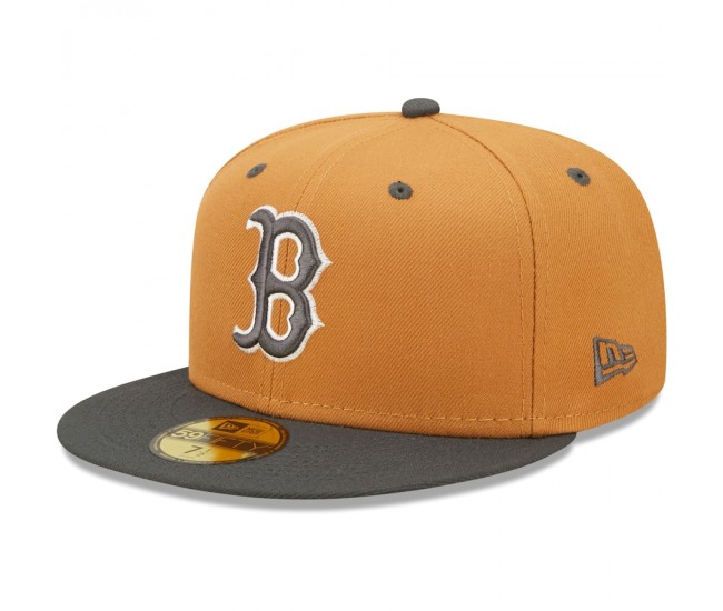 Boston Red Sox Men's New Era Brown/Charcoal Two-Tone Color Pack 59FIFTY Fitted Hat