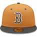 Boston Red Sox Men's New Era Brown/Charcoal Two-Tone Color Pack 59FIFTY Fitted Hat