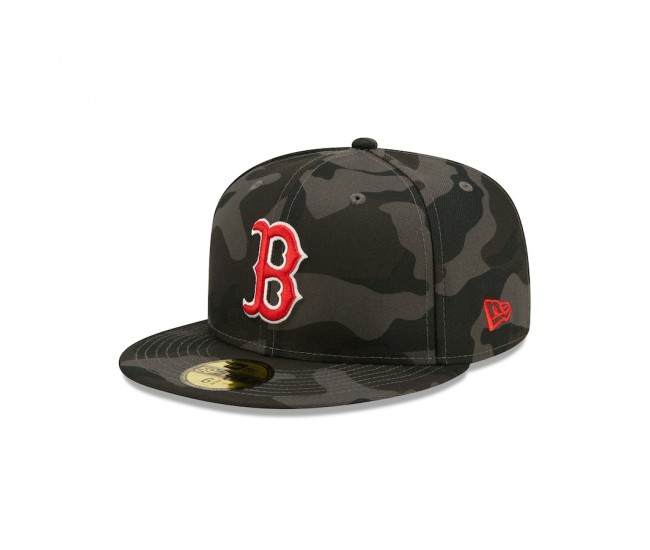 Boston Red Sox Men's New Era Camo Dark 59FIFTY Fitted Hat