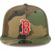 Boston Red Sox Men's New Era Camo Trucker 9FIFTY Snapback Hat