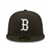 Boston Red Sox Men's New Era Black Team Logo 59FIFTY Fitted Hat