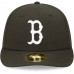 Boston Red Sox Men's New Era Black & White Low Profile 59FIFTY Fitted Hat