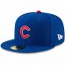 Chicago Cubs Men's New Era Royal Jackie Robinson Day Sidepatch 59FIFTY Fitted Hat