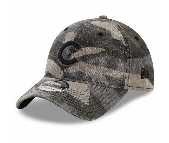 Chicago Cubs Men's New Era Camo Cap Logo 9TWENTY Adjustable Hat