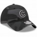 Chicago Cubs Men's New Era Graphite Midnight Camo Core Classic 9TWENTY Adjustable Hat