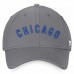 Chicago Cubs Men's Fanatics Branded Gray Cooperstown Collection Core Flex Hat