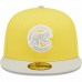 Chicago Cubs Men's New Era Yellow/Gray Spring Color Pack Two-Tone 59FIFTY Fitted Hat