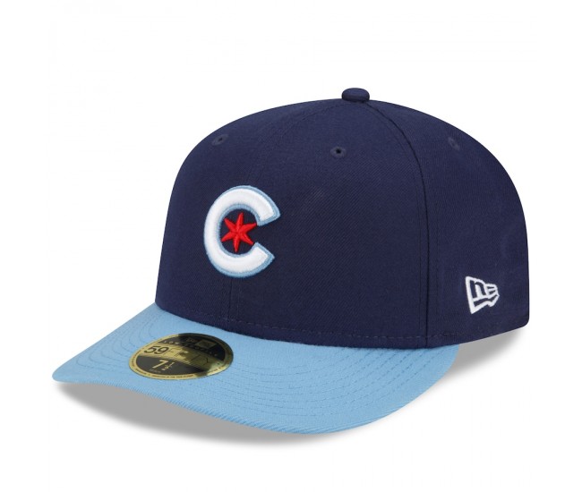 Chicago Cubs Men's New Era Royal City Connect Low Profile 59FIFTY Fitted Hat