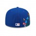 Chicago Cubs Men's New Era Royal Blooming 59FIFTY Fitted Hat