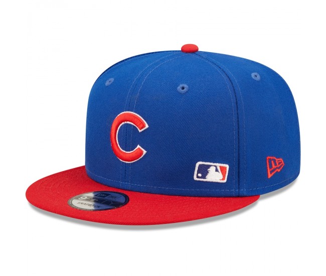 Chicago Cubs Men's New Era Royal Blackletter Arch 9FIFTY Snapback Hat