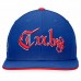 Chicago Cubs Men's Fanatics Branded Royal Iconic Old English Snapback Hat